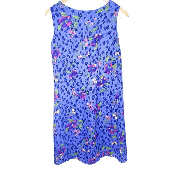 Jacyln Smith Vintage Sleeveless Floral V Neck Shift Dress Women's Size 6 - Picture 5 of 5